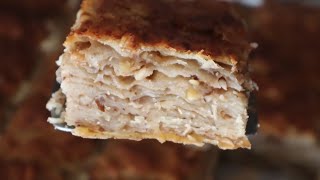 OLADAR KOLAY Kİ TEK TEK AÇMADAN KAT KAT CEVİZLİ ÇÖREK TARİFİ [upl. by Learsiy]