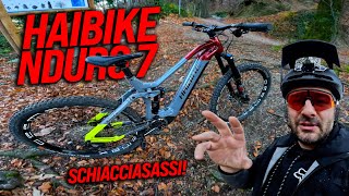 HAIBIKE NDURO 7 SCHIACCIASASSI NELLANIMO [upl. by Aihsyak]