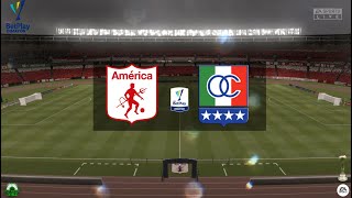 AMÉRICA vs ONCE CALDAS  LIGA BetPlay  EA Sports  PSD1EZ [upl. by Capps]