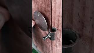 Simple idea diytips tools craft  Gate latch lock [upl. by Selden297]