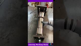 Stainless Steel Chimney Elbow Bending Process [upl. by Ahsimaj191]