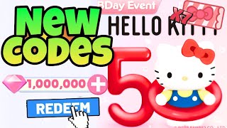 ALL NEW WORKING CODES FOR MY HELLO KITTY CAFE IN 2023 ROBLOX MY HELLO KITTY CAFE CODES [upl. by Ymmor]