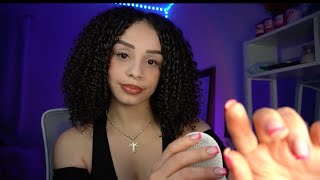 ASMR  Pure Clicky Inaudible Whispers amp Mouth Sounds✨ Plucking Gentle Face Touching Hand Movements [upl. by Engen]