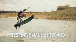 Ewave electric surfboard Ewave V26000 [upl. by Ahsimit335]