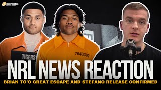 NRL NEWS REACTION  BRIAN TOOS GREAT ESCAPE AND STEFANO CONFIRMS TIGERS EXIT [upl. by Ynnaej158]