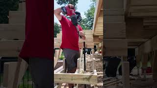 Trying out Pylex for the first time diy deckbuilding contractor milwaukeetools [upl. by Ettennig]