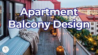 Apartment Balcony Design Ideas Examples With Big Style [upl. by Robins]