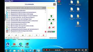 Multidiag 181 tous système diagnostic VAG [upl. by Ytsihc]