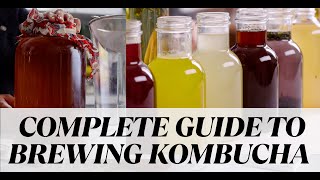 Ultimate Updated Guide to Homemade Kombucha 1st and 2nd Fermentation [upl. by Eillah482]