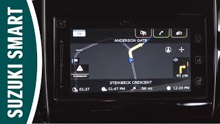 Using SatNav In Your Suzuki  Get Suzuki Smart  Suzuki UK [upl. by Lexine]