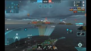 World of Warships Blitz  Tier 6 USA Destroyer Farragut 11 [upl. by Faline671]