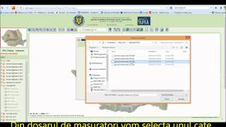 Instructiuni declaratii APIA  inserare suprafata masurata GPX [upl. by Ahens]