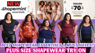 PLUS SIZE SHAPEWEARSHAPERMINT YEAR END SALE 2023Shapewear Try OnWinter EssentialsTasha St James [upl. by Nosyla712]