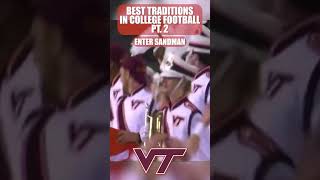 Virginia Techs Enter Sandman entrance is one of the best in college football 🤘shorts [upl. by Codie]