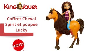 Coffret Cheval Spirit et poupée Lucky  860848🌷🌟 [upl. by Ahsinek]