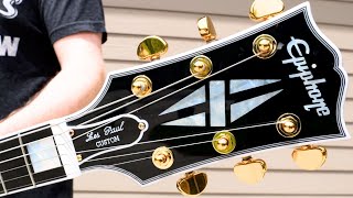 The Worst Deal but Nicest Looking  2024 Epiphone Inspired By Gibson Les Paul Custom Ebony Review [upl. by Abita]