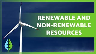 RENEWABLE AND NONRENEWABLE RESOURCES ☀️🌲 Differences and Examples [upl. by Ariek]