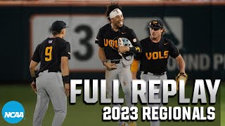 Tennessee vs Clemson 2023 NCAA baseball regionals  FULL REPLAY [upl. by Clementia]