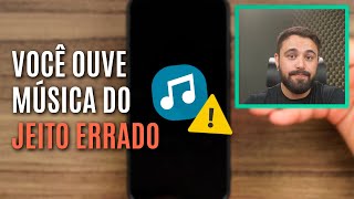 OS DOIS MELHORES APLICATIVOS PARA OUVIR MÚSICA PELO CELULAR [upl. by Ahsilrac]