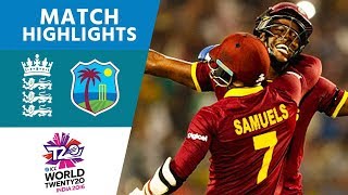 Brathwaite Hits 4 Sixes To Win  England vs West Indies  ICC Mens WT20 FINAL  Highlights [upl. by Peck]