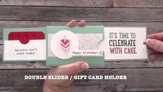 Double Slider Gift Card Holder [upl. by Sheffield]