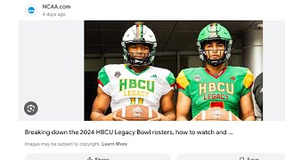 My thoughts on HBCU Legacy Bowl [upl. by Brynn]