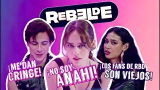 ¡Elenco de Rebelde Netflix leen los comentarios de los HATERS 🤬😱 rebeldenetflix rebelde [upl. by Etessil]