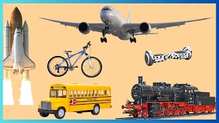 100 Transport Vehicle Names In English With Pictures For Babies amp Toddlers  Vehicles For Kids [upl. by Adnalu846]