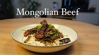 Making Mongolian Beef with ingredients I found in the freezer [upl. by Nihahs]