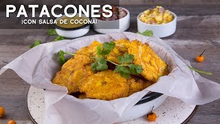 PATACONES DE PLÁTANO  COMIDA PERUANA  RECETA DE ACOMERPE [upl. by Anuaik]