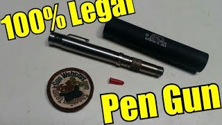 100 Legal Pen Gun 22lr PenPewPew [upl. by Lerad963]