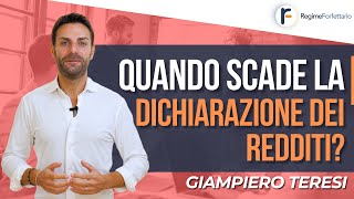 Quando scade la Dichiarazione dei Redditi [upl. by Ggerg322]