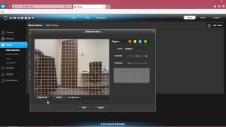 Amcrest IP Cameras  How to Set Up Motion Detection [upl. by Neret413]