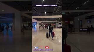 Berlin airport arrival via Lufthansa Germany trip short Jaiden Aluan [upl. by Antonina]