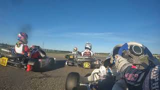 Karting on the best european track  new tyre run and golden hour [upl. by Annodam551]