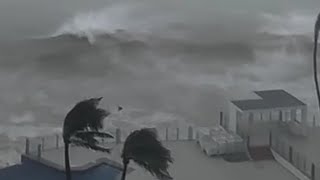 Currently at Cancun Cozumel Mexico live cam hurricane helene [upl. by Olympe]