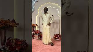 Superstar Rajinikanth made a grand entrance at the wedding with a traditional Indian outfit [upl. by Sollie532]