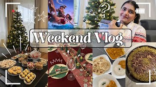 Weekend Vlog🎄🍰✨ Butterchicken Dubai Cake Besuch Vaiana 2 Weihnachtsmarkt [upl. by Naie]