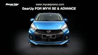 Perodua Gear Up Accessories Demo www mycarpromo com [upl. by Ariajay]