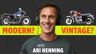 Motorcycles  Vintage vs Modern with Ari Henning  HighsideLowside Clip [upl. by Yleik42]