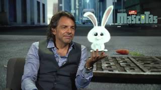 Entrevista a Eugenio Derbez  La Vida Secreta de Tus Mascotas [upl. by Eissahc]