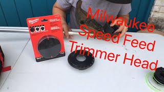 Milwaukee Speed Feed Trimmer Head [upl. by Eddy]