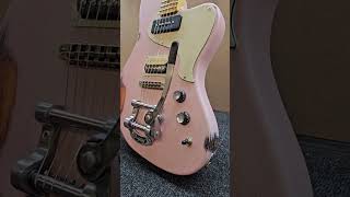 PJD St John Standard Plus Shell Pink Spray Over pjdguitars madeintheuk handmade luthier shorts [upl. by Otrevogir]