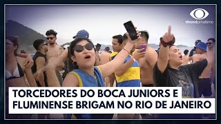 Brigas roubos e racismo marcam semana da final da Libertadores  Jornal da Noite [upl. by Pals]