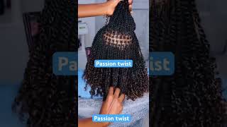 Passion twist shortreels braidhairstylesforblackwomen latesthairstylesforblackwomen [upl. by Neruat259]