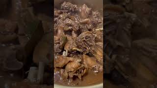 Stewing chicken marinated adobo food viewers [upl. by Rachelle]