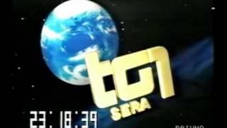 Sigle quotTelegiornale TG1 Seraquot  RaiUno  1990 [upl. by Helsa]