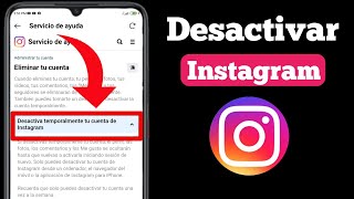 Cómo desactivar la cuenta de Instagram  Desactivar cuenta de Instagram temporalmente [upl. by Horne]