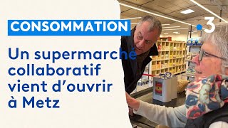 Consommation  ouverture dun supermarché coopératif à Metz [upl. by Nazay]