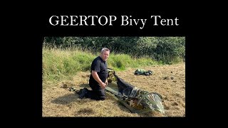 GEERTOP 1 Person Bivy Tent 2 Camouflage Review [upl. by Stempien]